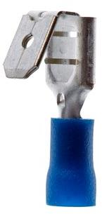 3M-MVU14-250DMK Raccordement de terminaux Quick Disconnect Terminal 14-16AWG Brass Blue F 22.09mm Tin