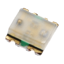 Lite-On Technology-LTST-C19FD1WT DEL LED Tri-Color Blue/Green/Orange 468nm/520nm/611nm 4-Pin Chip LED T/R