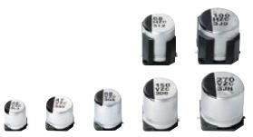 Panasonic Industry-EEH-ZA1E331V Capacitor Aluminum Polymer Cap Aluminum Polymer Hybrid 330uF 25VDC 20%( 10 X 10.5mm) SMD 0.02 Ohm 2.5A 10000h 105°C T/R Automotive AEC-Q200