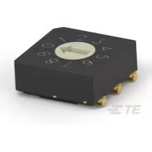 TE Connectivity-MRSSV1DC10SMJT Interruptor giratorio Rotary Switch, MR Series