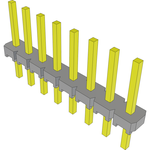 Conn Unshrouded Header HDR 8 POS 2.54mm Solder ST Top Entry Thru-Hole Bulk