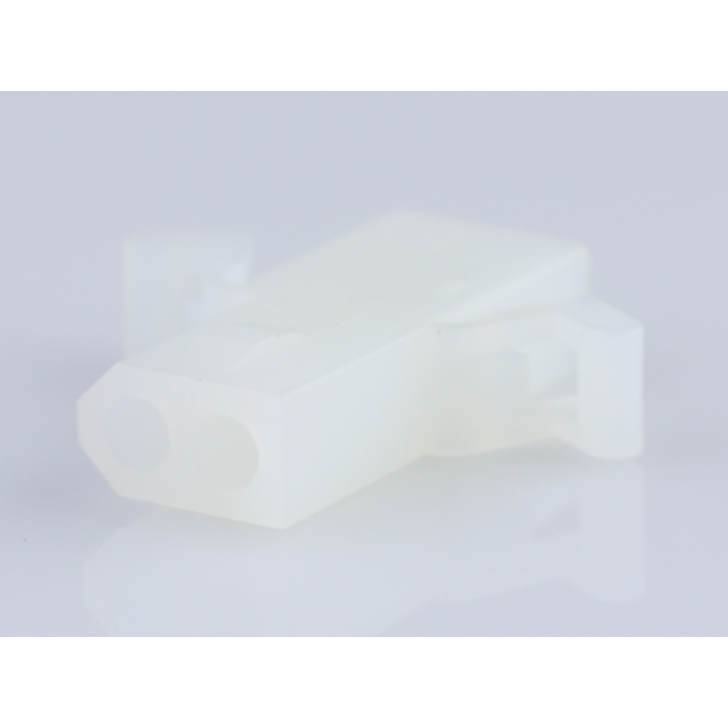 Molex-0003061022 Carcaza de cables discretos de conector Conn Housing RCP 2Power POS 3.68mm Crimp ST Panel Mount Natural Standard .062 Bag