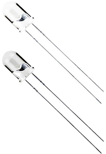 Visual Communications-LTH5MM12VFR4400 LED LED Uni-Color White 2-Pin T-1 3/4 Bag
