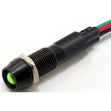 Mallory Sonalert Products-FL1A-8CW-1-D-ERG24V Panel Mount Indicators Bi-Color Panel Mount