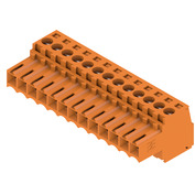 Weidmuller-1597470000 Steckverbinder, Klemmenblöcke Conn Plug-in Terminal Block SKT 13 POS 3.5mm Screw RA Cable Mount 10A Box