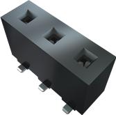 Samtec-HPF-03-01-T-S-K Steckverbinderleisten und Leiterplattenbuchsen Conn Socket Strip SKT 3 POS 5.08mm Solder ST Thru-Hole Tube