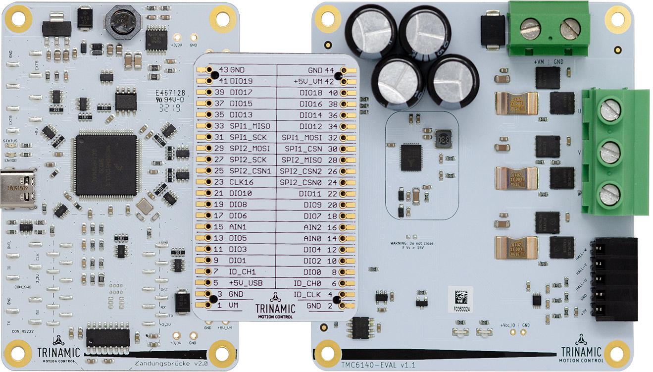 Analog Devices-TMC6140-EVAL-KIT Energiemanagement, Entwicklungsplatinen und -kits TMC6140 Motion Motor Control Evaluation Kit