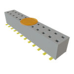 Conn Socket Strip SKT 24 POS 2mm Solder ST Bottom Entry SMD Tube