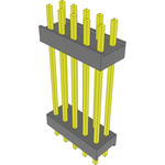 Conn Board Stacker HDR 10 POS 2.54mm Solder ST Top Entry Thru-Hole Bulk