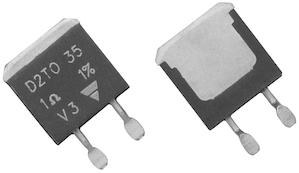 Vishay-D2TO035C499R0FTE3 Widerstand, fest, Oberflächenmontage, einzeln Res Thick Film 499 Ohm 1% 35W ±150ppm/°C TO-263 Gull Wing SMD Tube Automotive AEC-Q200