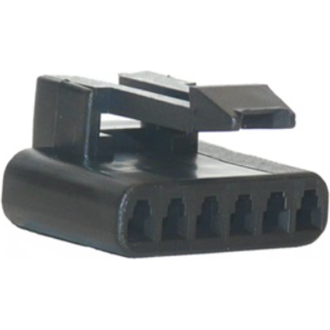 Delphi-12186213 Einzeladersteckverbinder, Gehäuse Conn Housing RCP 6 POS Crimp ST Cable Mount Black