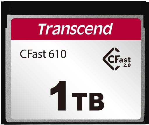 Transcend Information-TS1TCFX610 Schede flash 1TB, CFast Card, SATA3, TLC, Embedded Card