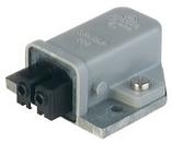 Belden-STAKAP 200 Steckverbinder, rechteckig Conn Rectangular SKT 2Signal/1Ground POS Screw ST Panel Mount