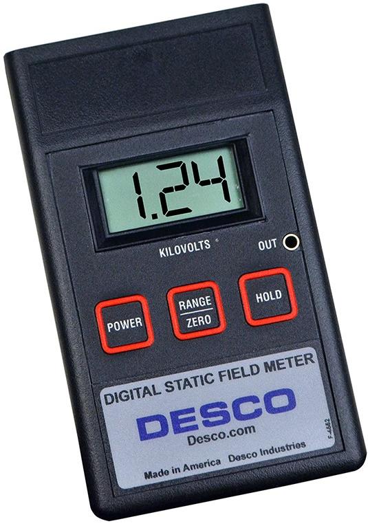 Desco Industries-19492 Misc Products Static Field Meter, Digital