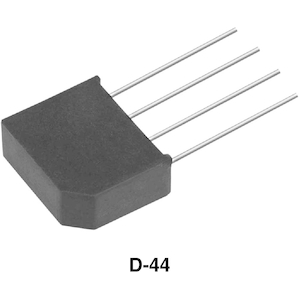 Vishay-VS-2KBP02 Brückengleichrichter Rectifier Bridge Diode Single 200V 2A 4-Pin Case D-44