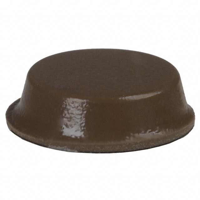 3M-SJ-5012-BROWN null Bumpers and Leveling Elements Bumper Brown Polyurethane Adhesive Mount 12.7mm