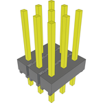 Conn Unshrouded Header HDR 9 POS 2.54mm Solder ST Top Entry Thru-Hole Bulk