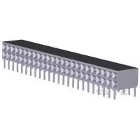 TE Connectivity-1-535512-5 连接器插头及 PCB 插座 Conn Socket Strip SKT 48 POS 2.54mm Solder RA Side Entry Thru-Hole Box