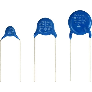 Vishay-VKP472MCQDF0KR Strato singolo in ceramica del condensatore Cap Ceramic Single Suppression X1/Y1 0.0047uF 760VAC/500VAC Y5U 20% (17 X 5mm) Radial Disc 10mm 125°C Bulk