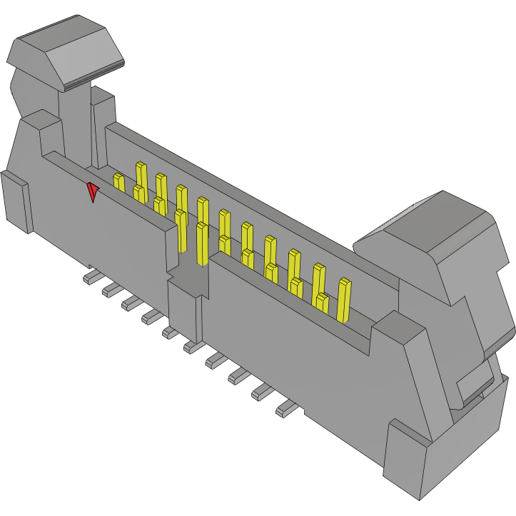Samtec-EHT-110-01-F-D-SM-SR Cabezales del conector y receptáculos PCB Conn Ejector Header HDR 20 POS 2mm Solder ST Top Entry SMD Tube