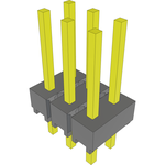 Conn Unshrouded Header HDR 6 POS 2.54mm Solder ST Top Entry Thru-Hole Bulk