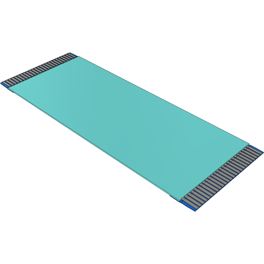 Samtec-FJ-25-D-02.40-4 Flachband Kabelbaugruppen Cable Assembly 0.06m 1mm 25 to 25POS FFC to FFC Bulk