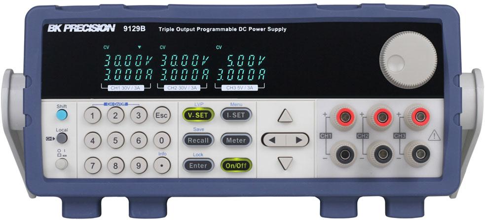 B&K Precision-9129B Werkstattnetzteile Triple Output Power Supply 2 x 30V/3A x 1 x 5V