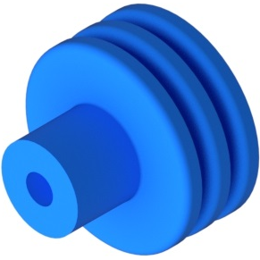 Delphi-13834766 Kabelzubehör Blue Individual Loose Round 1 Way Cable Cavity Seal