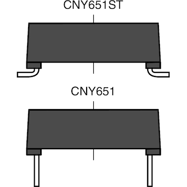 Vishay-CNY651AGRST Transistor and Photovoltaic Output Photocouplers Optocoupler DC-IN 1-CH Transistor DC-OUT 4-Pin DIP SMD T/R
