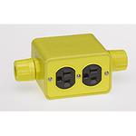 Super-Safeway Multiple Outlet Box, Extended Depth, 2-Sided, Feed-Thru , NEMA