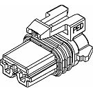 Delphi-12191968 Einzeladersteckverbinder, Gehäuse Conn Housing RCP 2 POS Crimp ST Cable Mount Light Gray