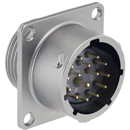 Eaton-UT0X014E15S Steckverbinder, rund Conn Circular SKT 15 POS Solder Cup ST Flange Mount 15 Terminal 1 Port