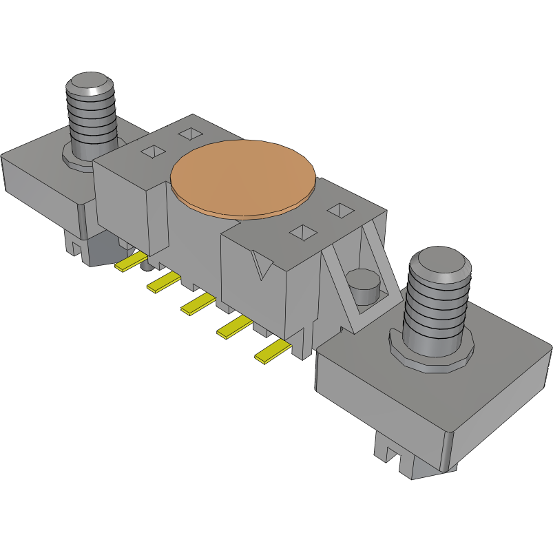 Samtec-S2M-105-02-F-D-DS-K Cabezales del conector y receptáculos PCB Conn Socket Strip SKT 10 POS 2mm Solder ST Top Entry SMD Tube