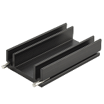 Heat Sink Passive TO-220 Vertical Thru-Hole Aluminum 6063-T5 9.74°C/W Black Anodized