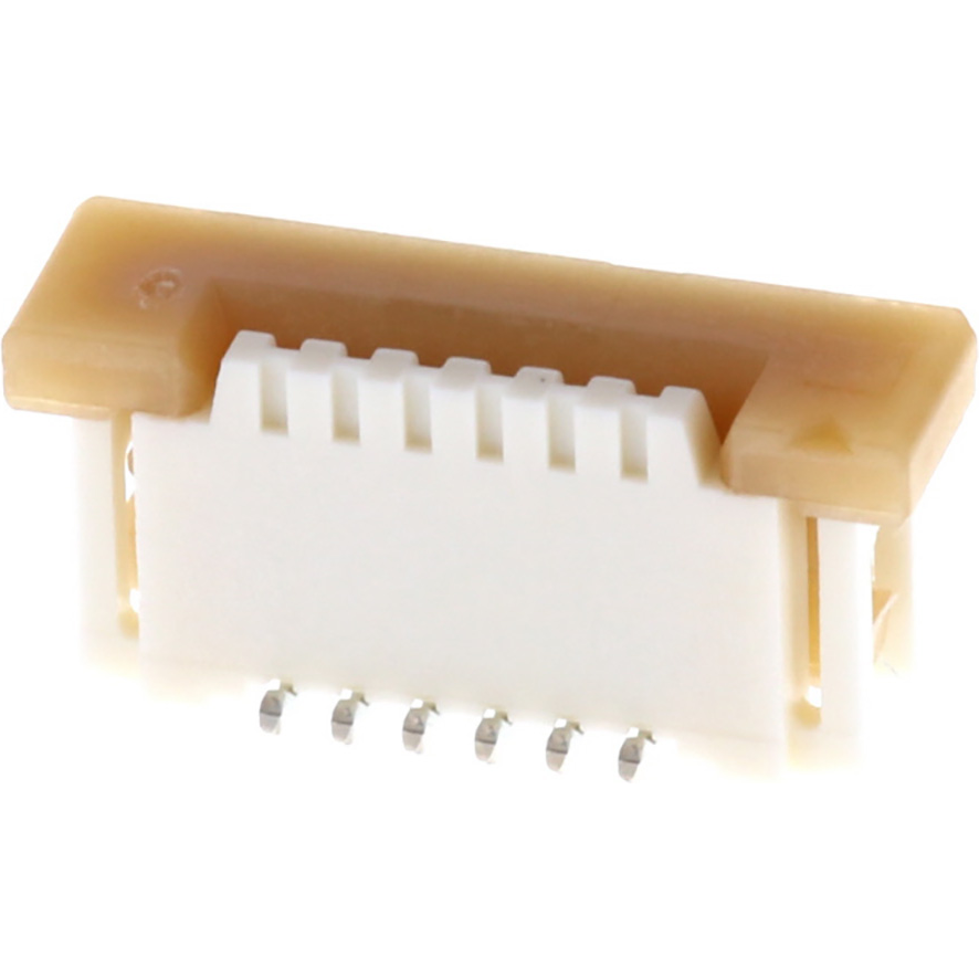 Molex-0526100675 Steckverbinder, FFC-FPC Conn FPC Connector SKT 6 POS 1mm Solder ST SMD T/R