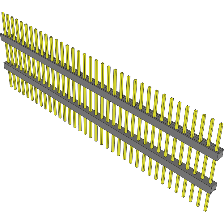 Samtec-EW-36-13-T-S-570 Steckverbinderleisten und Leiterplattenbuchsen Conn Board Stacker HDR 36 POS 2.54mm Solder ST Top Entry Thru-Hole Bulk