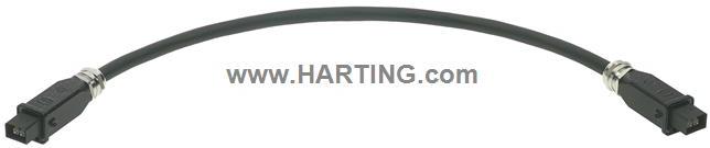 HARTING-33572111005002 Glasfaserkabel-Baugruppen Hybrid Cable Assembly, DC,100m,FO/POW-MM