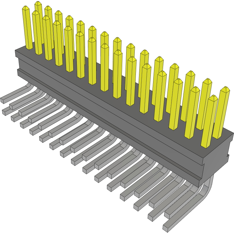 Samtec Hdr FTSH-115-04-L-D-RA by Samtec | Connector Headers and PCB Receptacles ...