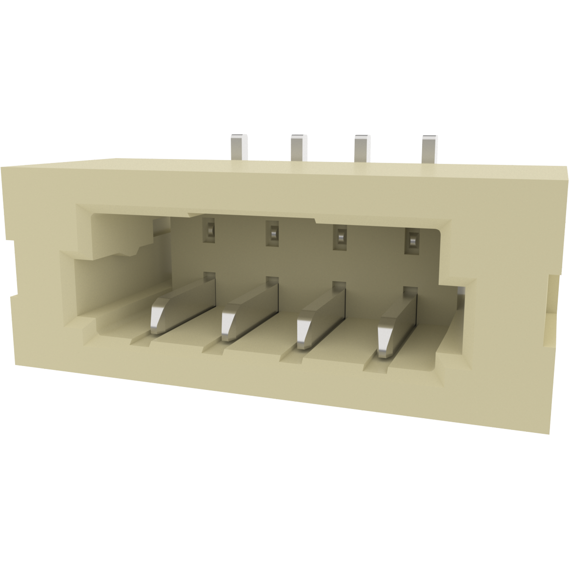 Amphenol Communications Solutions-10144042-04011LF Connector Headers and PCB Receptacles 10144042-04011LF Amphenol ICC Connector Header & PCB Receptacles Wire to Board Tin Plating 4 Positions - Arrow.com