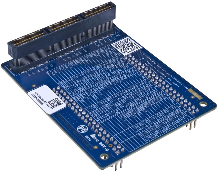 Infineon Technologies AG-CYUSB3ACC-006 Entwicklungssätze und Werkzeuge Interface Development Board