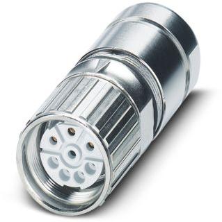 PHOENIX CONTACT-1605602 Steckverbinder, rund Conn M23 Circular SKT 8 POS Crimp ST Cable Mount 8 Terminal 1 Port