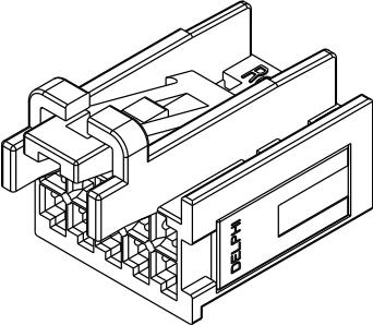 Delphi-33401469 Einzeladersteckverbinder, Gehäuse 10Way Female Connector 2.54 Pitch
