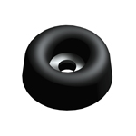 Keystone Electronics-723 Puffer und Nivellierelemente Bumpers and Leveling Elements Bumper Black Rubber Recessed 4.7mm 23.8mm