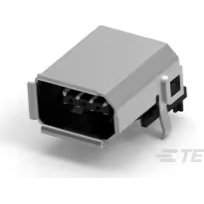 TE Connectivity-5788516-1 接口连接器 Conn IEEE 1394 RCP 6 POS 2mm Solder RA Thru-Hole 6 Terminal 1 Port Tray
