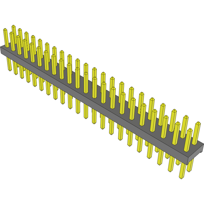 Samtec-MTMM-122-05-G-D-157 Steckverbinderleisten und Leiterplattenbuchsen Conn Unshrouded Header HDR 44 POS 2mm Solder ST Top Entry Thru-Hole Bulk