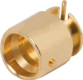 Amphenol SV Microwave-1211-40032 RF-Steckverbinder Conn SMP 0Hz to 26.5GHz 50Ohm Solder ST SMD M Gold Over Nickel Tray