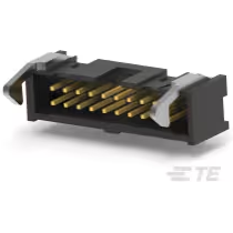 TE Connectivity-1761609-7 Connector Headers and PCB Receptacles Conn Ejector Header HDR 20 POS 2.54mm Solder RA Side Entry Thru-Hole Tube