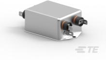 TE Connectivity-1-1609034-9 Starkstromleitungsfilter Power Line Filter EMI 50Hz/60Hz 20A 250VAC Quick Connect Flange Mount