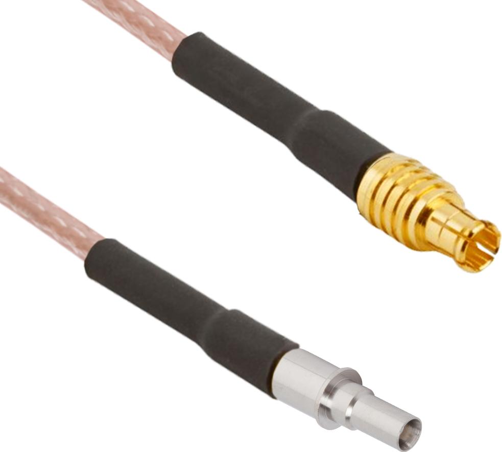 Amphenol-7093-0280 Kabelbaugruppen Koaxial Cable Assembly Coaxial 0.304m BMZ to MCX M-M Bag
