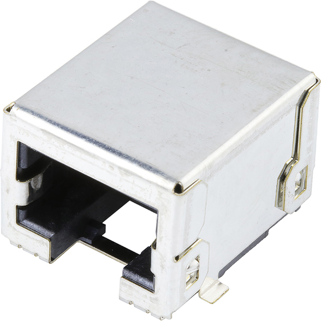 Molex-0956225881 电话及电信连接器 Conn RJ-11 F 8 POS 1.27mm Solder RA SMD 8 Terminal 1 Port Cat 3 T/R